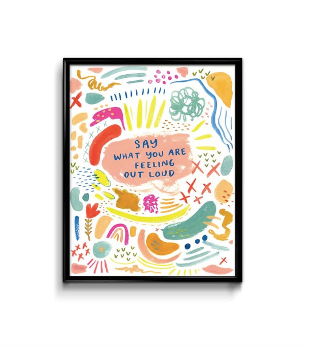 Say What Art Print