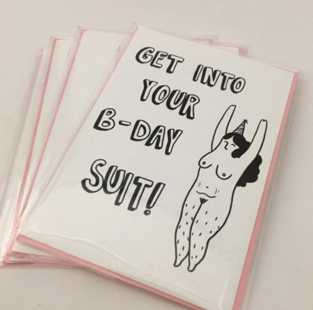 B-Day Suit Card!