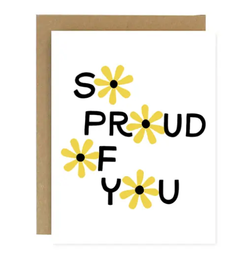 So Proud of You Greeting Card
