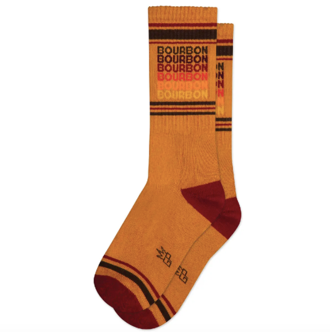 Bourbon Ribbed Gym Socks