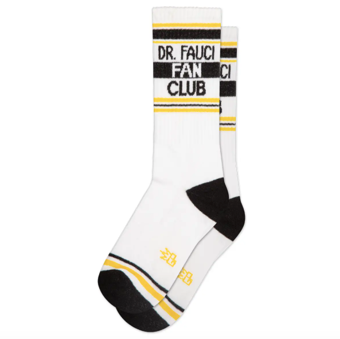 Dr. Fauci Fan Club Gym Socks