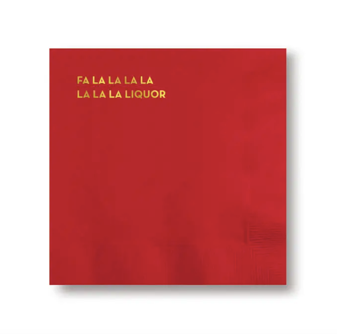 Fa La La La Liquor Cocktail Napkins