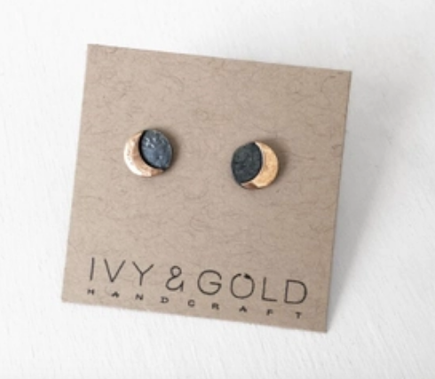 Solar Eclipse Stud Earrings