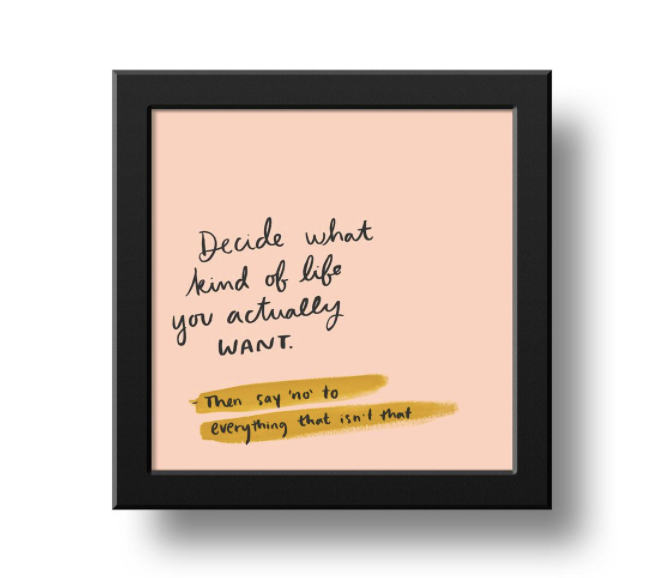 Decide Art Print