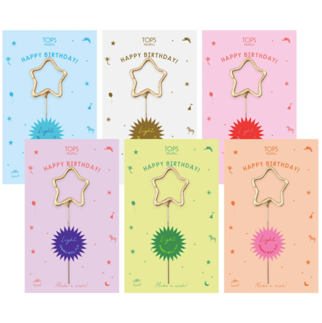 Sparkler Happy Birthday Card