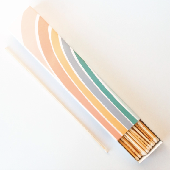 Rainbow 11" Fireplace Matchbox