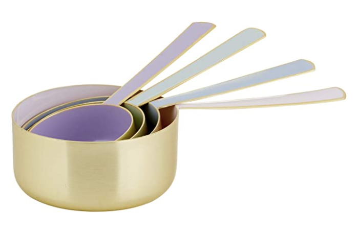 Measuring Cups- Pastel Multi & Gold