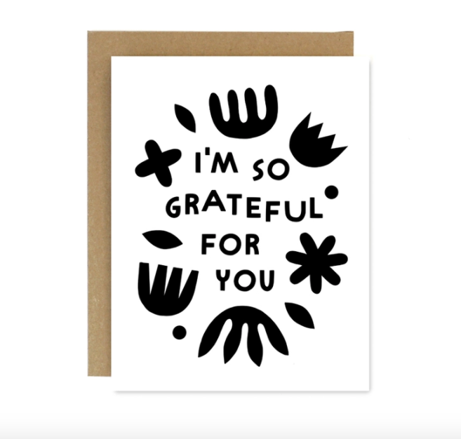 Grateful For You Card