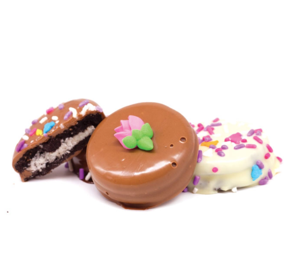 Mother's Day Chocolate-Dipped Oreos - Milk