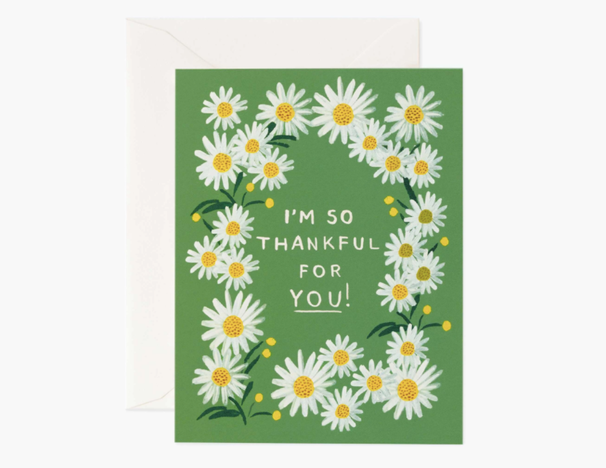 So Thankful For You Card