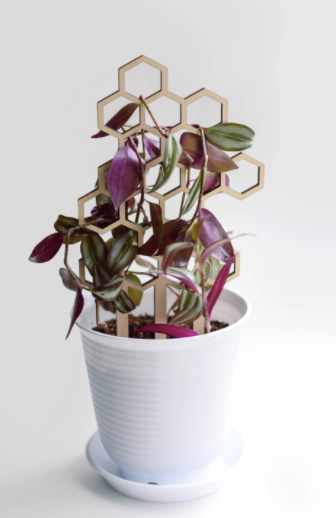 11" Honeycomb Plant Trellis Stakes