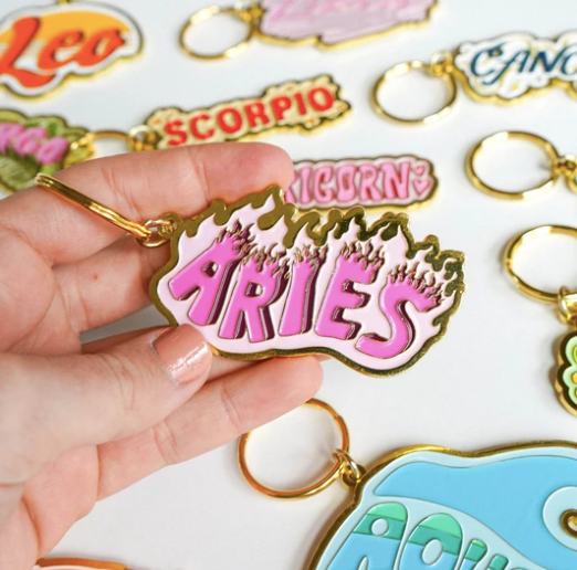 Zodiac Keychain