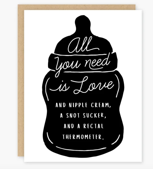 All You Need Baby Card