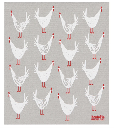 Chicken Scratch Swedish Towel