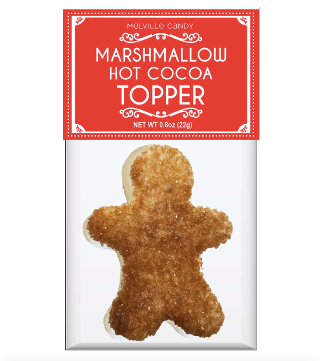 Gingerbread Man Marshmallow Toppers