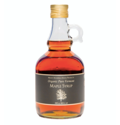 Organic VT Maple Syrup -500ml Glass Jug