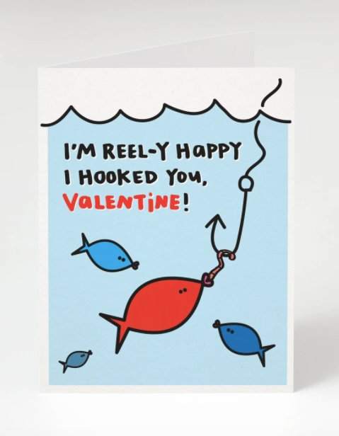 I'm Reel-y Hooked on You Card – Golden Hour Gift Co