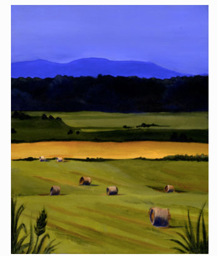 Hay Bales in June 8x10 Print