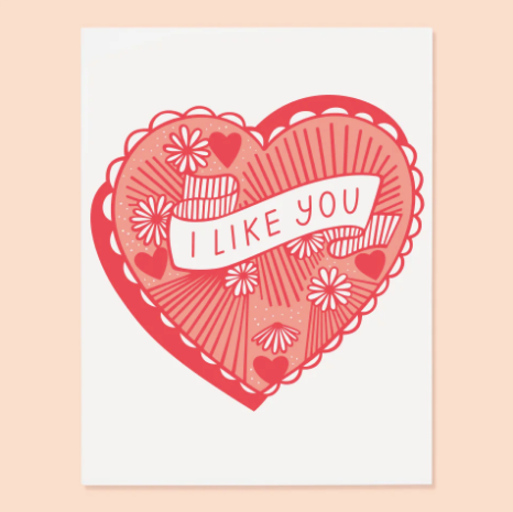 I Like You Card
