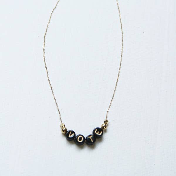 VOTE Bead Necklace