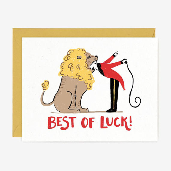 Best of Luck- Card