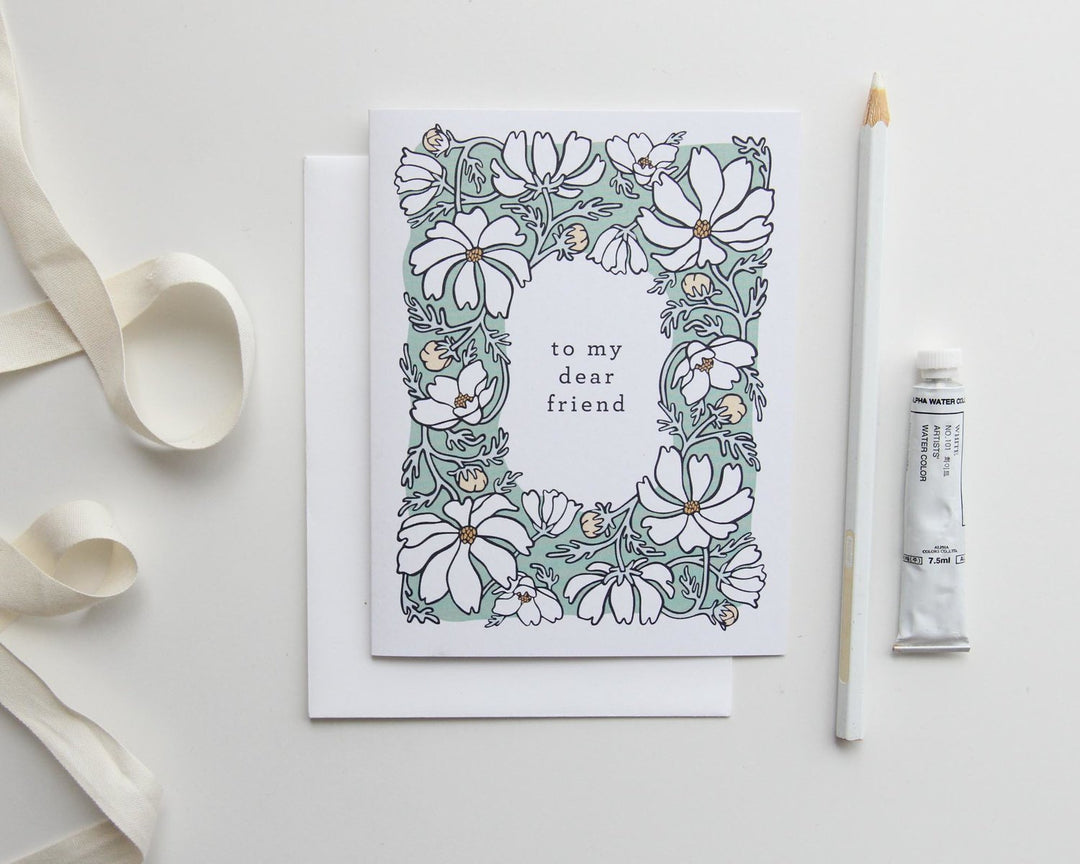 To My Dear Friend Card- Cosmo
