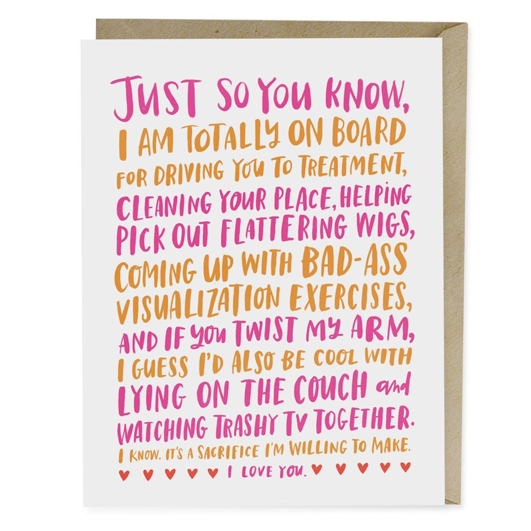 Friendship Through Cancer Empathy Card