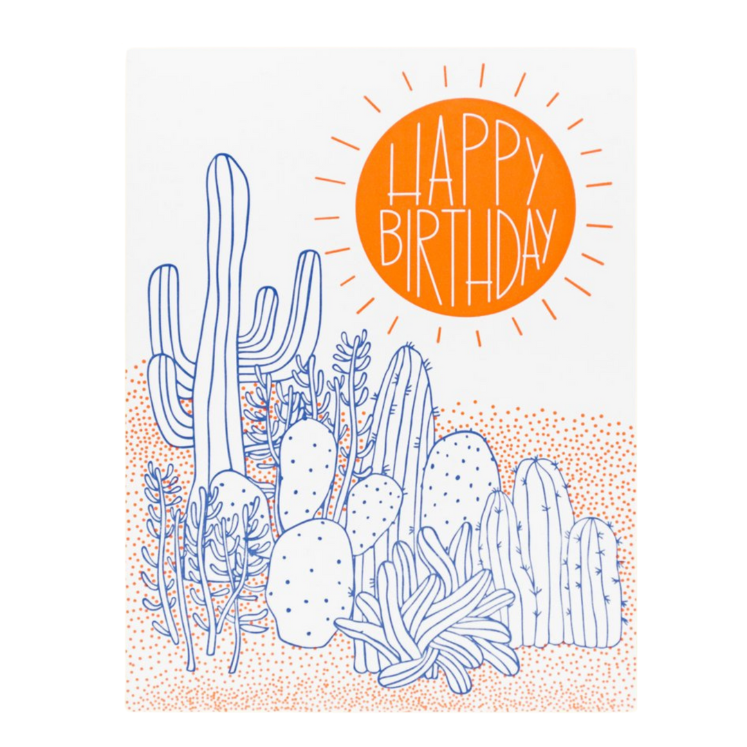 Desert Happy Birthday Card