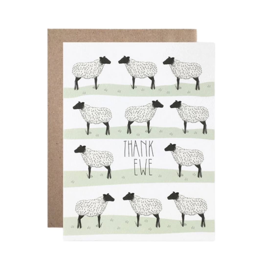 Thank You Ewe Card