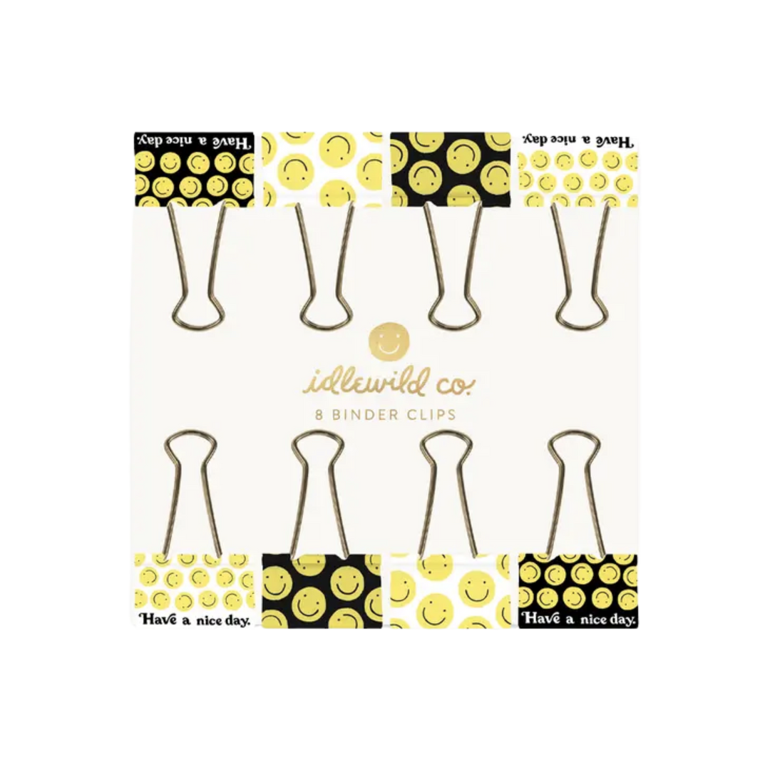 Smiley Binder Clips
