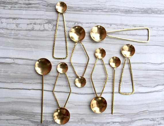 Deluxe Brass Salt Spoon