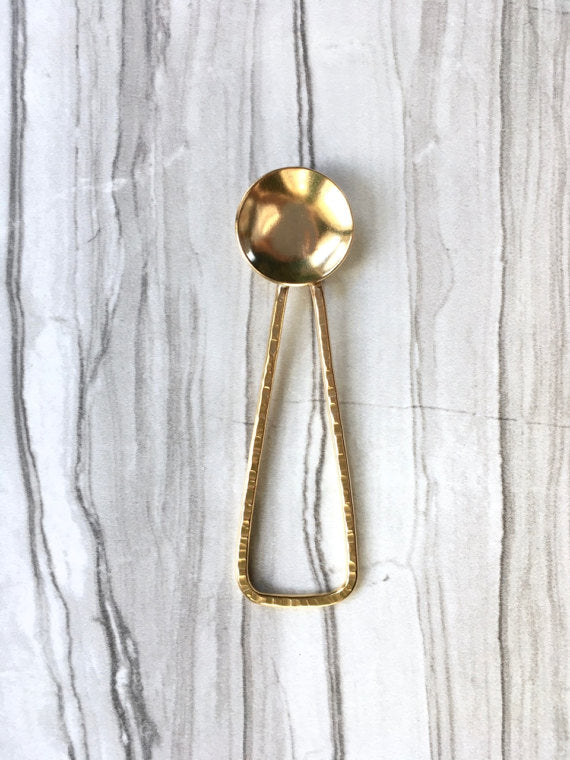 Deluxe Brass Salt Spoon