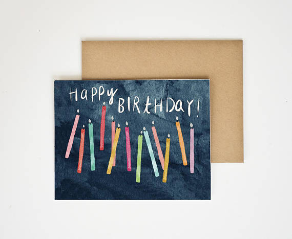 Birthday Candles Card
