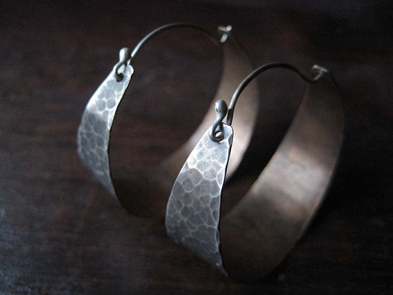 Brass Hoops Medium