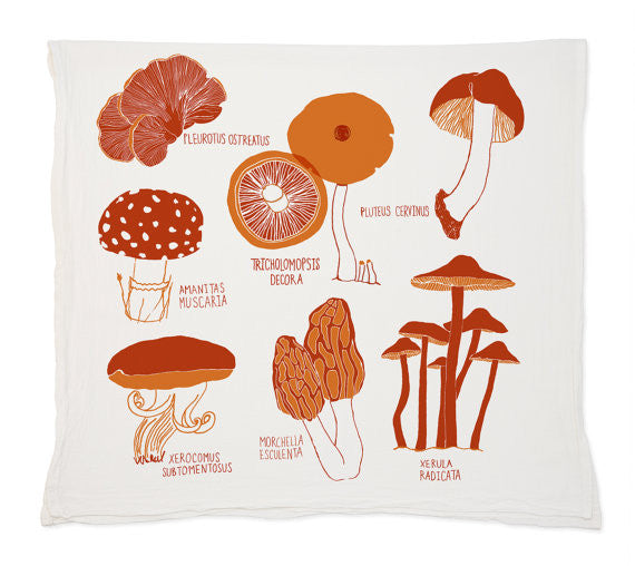 Mushroom Tea Towel