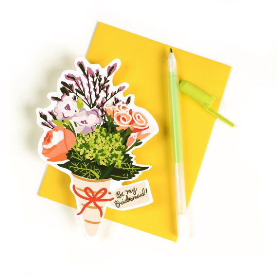 Be My Bridesmaid Greeting Card