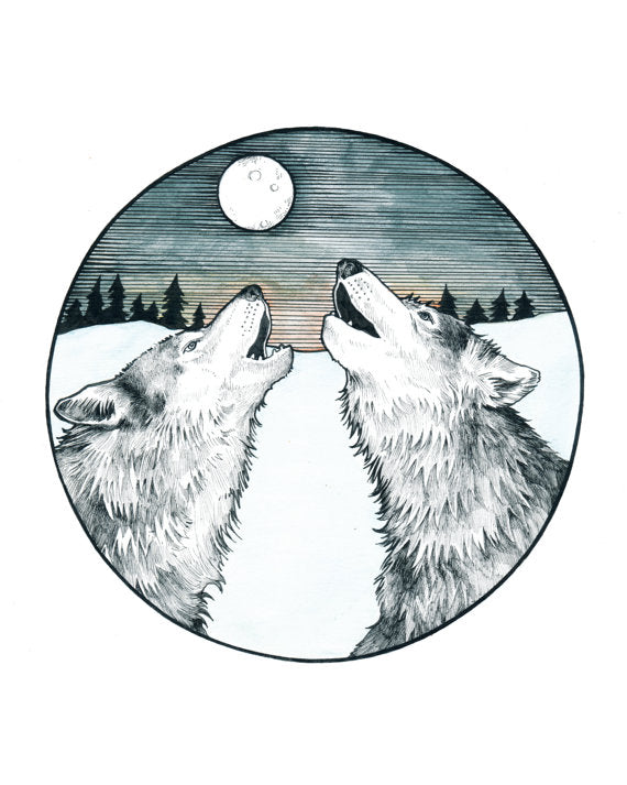June Calendar Greeting Card // by Hilary Ann Love Glass