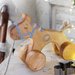 Wooden Pull Along Horse Toy (Blue)