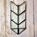 Beveled Glass Air Plant Holder/Single Shelf