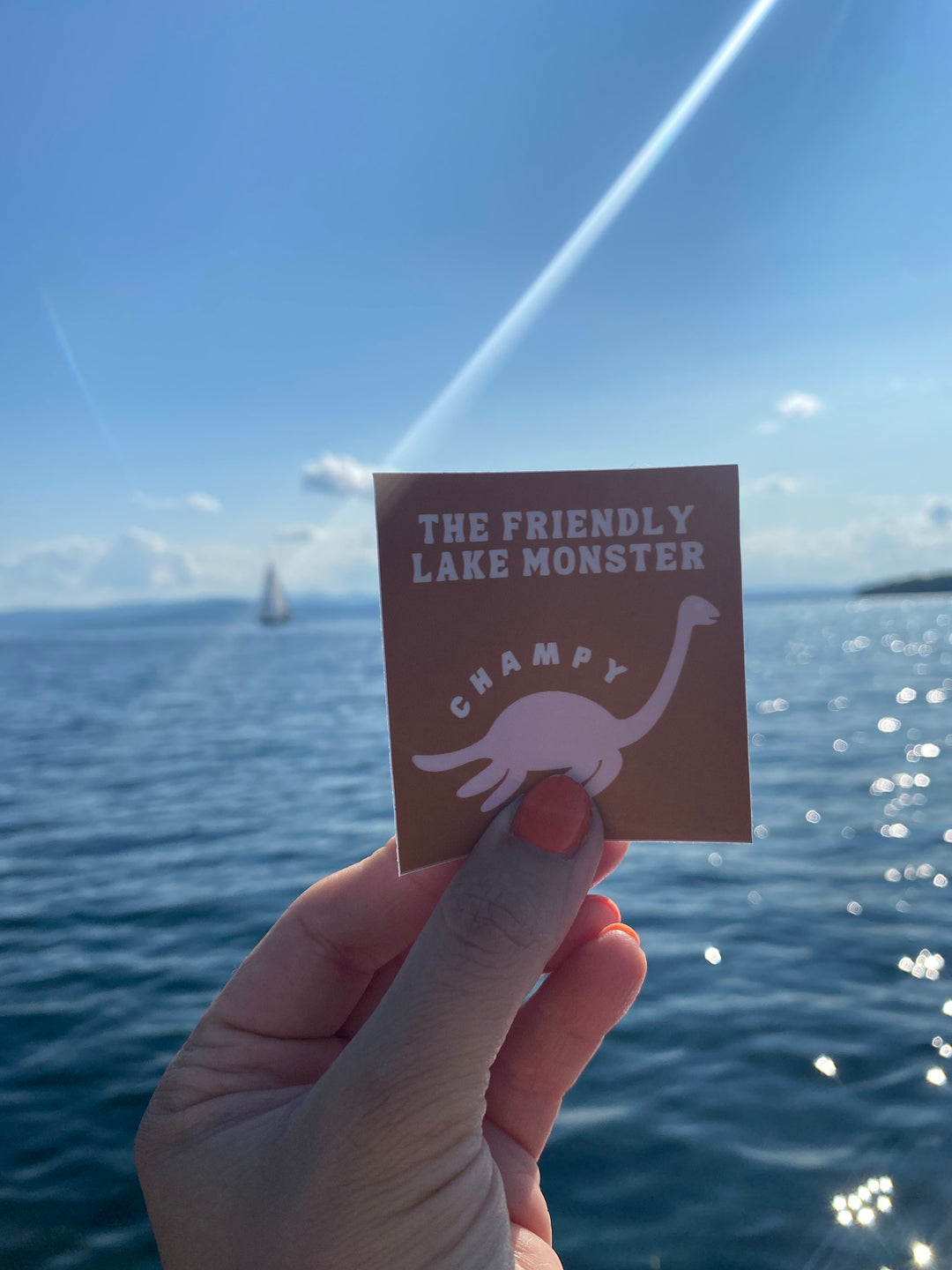 Champy The Friendly Lake Monster Sticker
