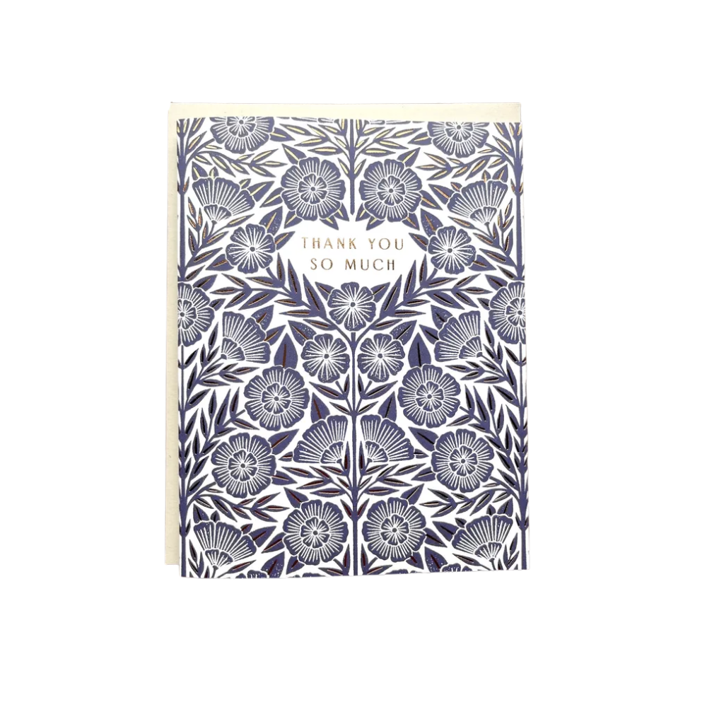 "Thank You So Much" Foil Stamped Card - Box Set