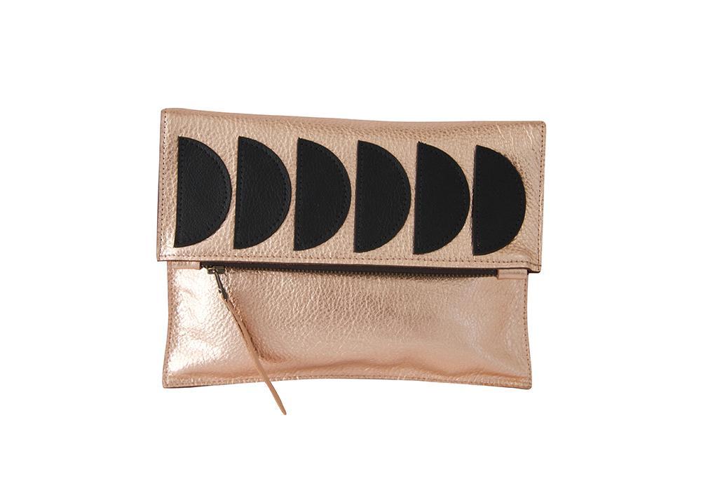 Black and rose gold clutch new arrivals