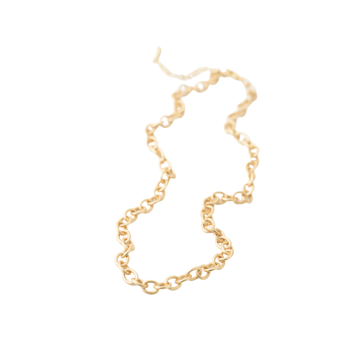 Matte Gold Chain Necklace Golden Hour Gift Co
