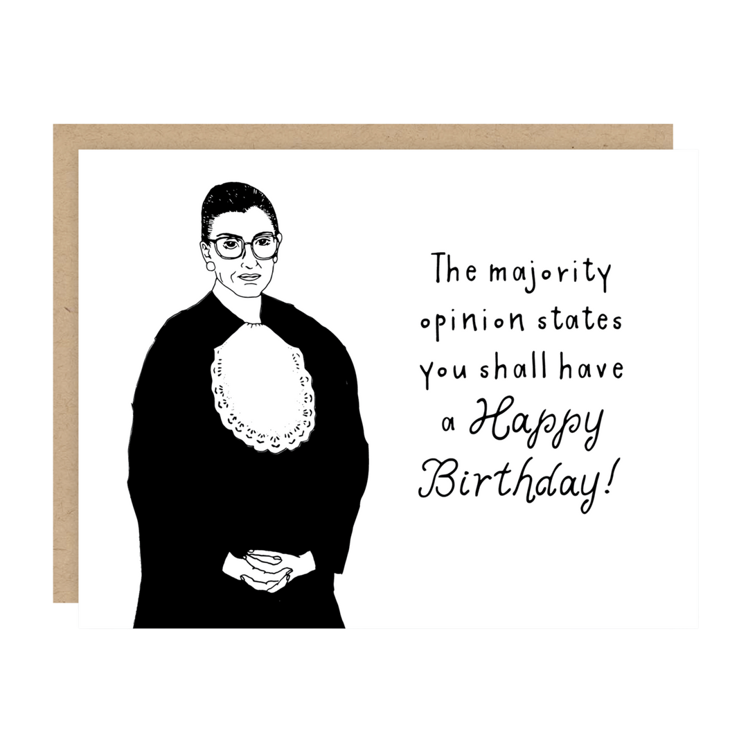 Ruth Bader Ginsburg Birthday Card