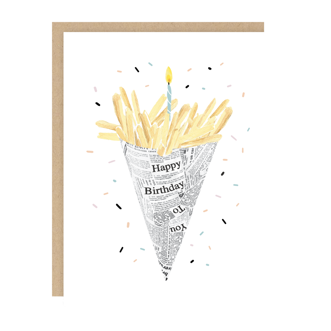 Birthday Fries Card