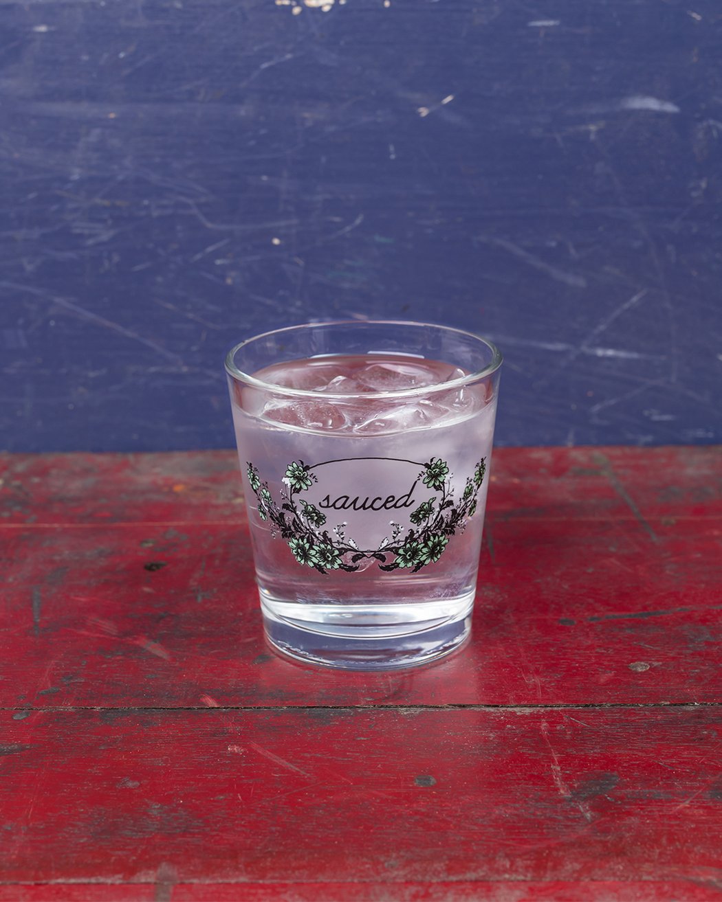 Sauced Double Old Fashioned Drinking Glass