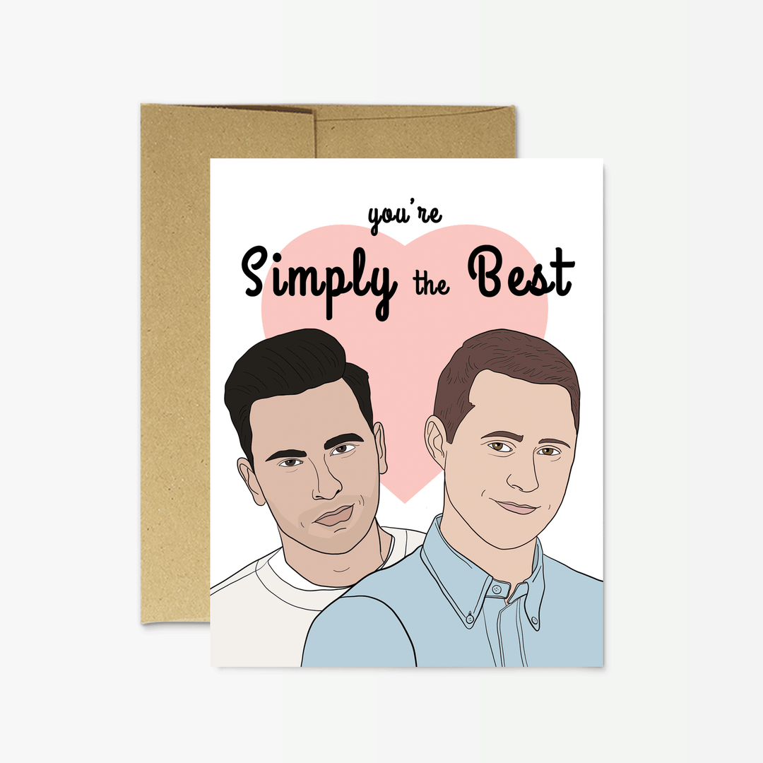 Simply The Best Greeting Card