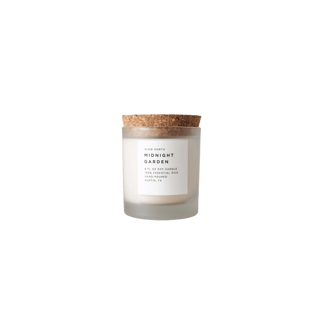 Midnight Garden Frosted Candle