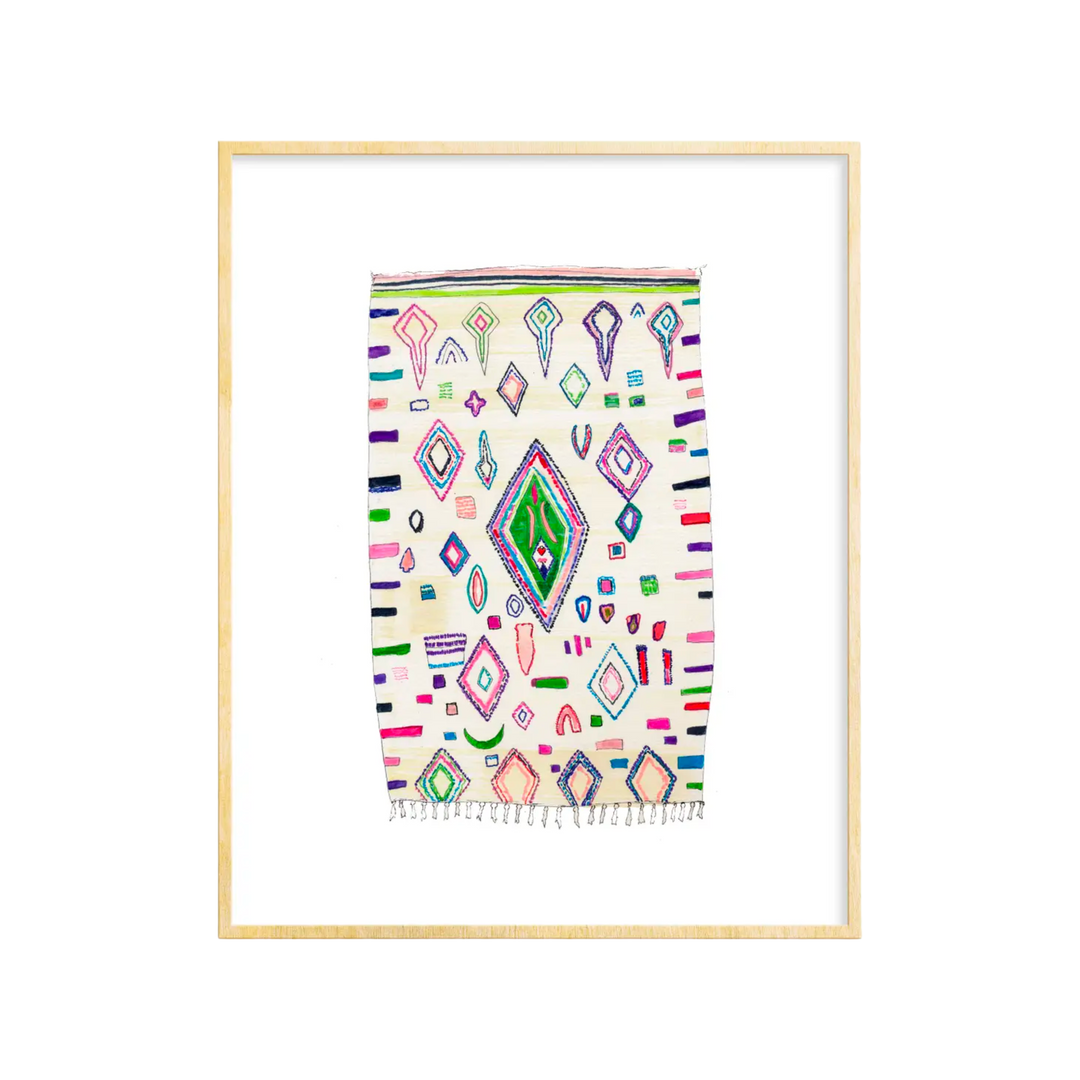 Rug #15 Art Print 8x10