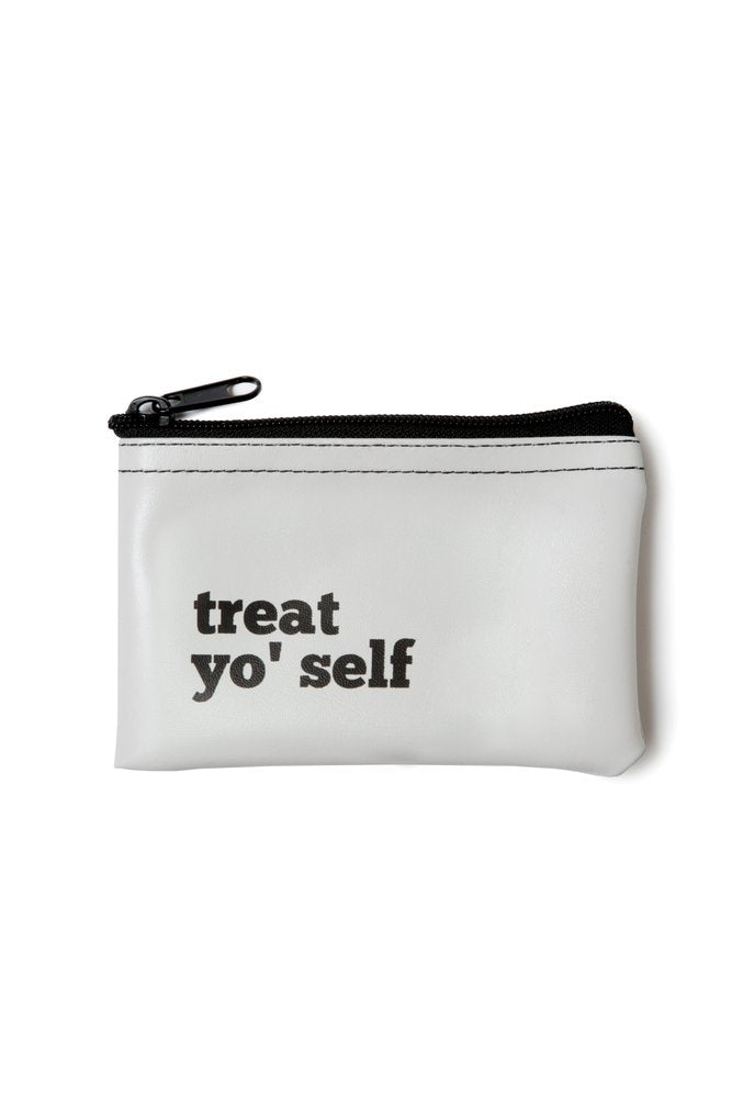 Treat Yo' Self Vinyl Zip Pouch